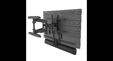 Cavus: Draaibare TV Muurbeugel met Bluesound Pulse Soundbar Frame voor - 42 - 70 inch TV t/m 35kg