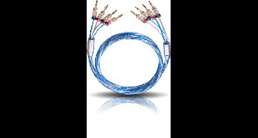 Oehlbach: LUIDSPREKERKABEL BI-AMPING 2 X 2,5/2 X 4,0 MM² MET BANAANSTEKKER - 4 Meter