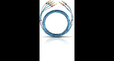 Oehlbach: LUIDSPREKERKABEL BI-WRING 2 X 2,5/2 X 4,0 MM² MET BANAANSTEKKER - 5 meter