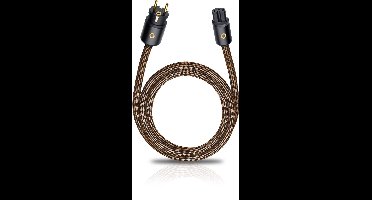 Oehlbach: XXL Powercord 0,75 meter - Bruin