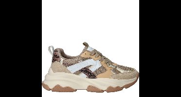 POSH By Poelman Sneakers Dames Beige
