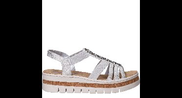 Rieker Sandalen Dames Zilver