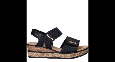 Rieker Sandalen Dames Zwart