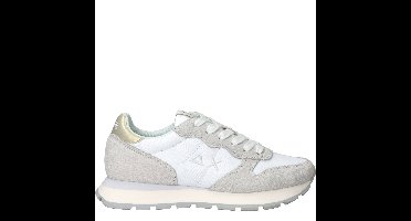 Sun 68 Ally Gold Silver Sneakers Dames Wit