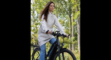 Regenjas Mirage Rainfall Trenchcoat - maat XL - gemaakt van polyester soft touch - off white