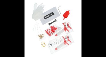 Ontluchtingsset schijfrem Edge Luxe - met metalen adapterset