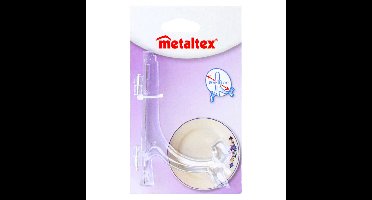 Metaltex Bordenhouder 9-18 cm Acryl/Transparant