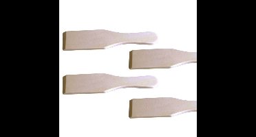 Houten Gourmetspatels 4 Stuks