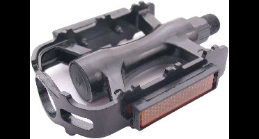 Pedaalset MTB/Trekking Edge Luxe aluminium - zwart