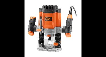 Black & Decker KW1200EKA-QS frezer & trimmer Zwart, Grijs, Oranje