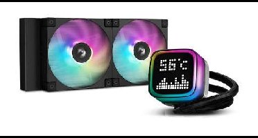 DeepCool R-LP240-BKMSNC-G-1 koelsysteem voor computers Computer behuizing, Processor Alles-in-één vloeistofkoeler 12 cm Zwart 1 stuk(s)