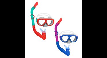 Bestway Set Masker en Tube Junior Klep Zuivering Assorti Kleur +7 Jaar Strand en Zwembad 24025