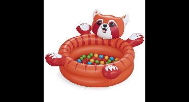 Bestway Panda Opblaasbare Ballenbad met Zachte Bodem 107x94x58 cm +2 Jaar Binnen en Buiten