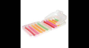 Bestway Opblaasbare Opvouwbare Regenboogstoel 201x89 cm Strand en Zwembad 43023