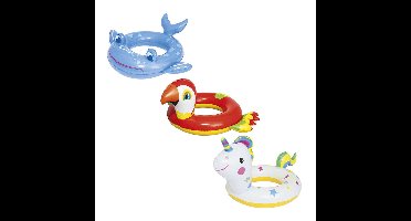 Bestway Opblaasbare Dieren Float Kleurenassortiment 84x71 cm +3 tot 6 Jaar Strand en Zwembad 36128