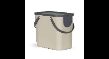 ROTHO Albula Cappuccino - afvalscheidingscontainer - 25l