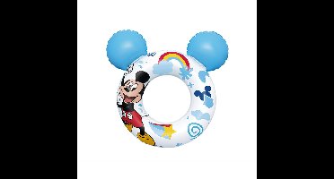 Bestway Disney Mickey Mouse Vlotter Met Oren 74x76 cm +3 tot 6 Jaar Zwembad en Strand 09109