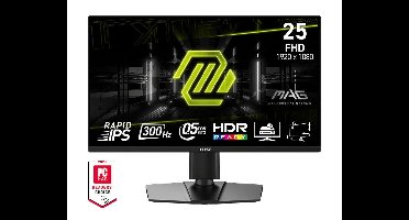 MSI MAG 255PXF computer monitor 62,2 cm (24.5") 1920 x 1080 Pixels Full HD Zwart