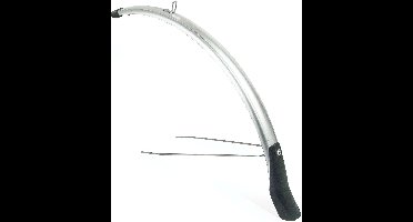 Spatbordset Eurofender Snello 28" x 51 mm - zilver