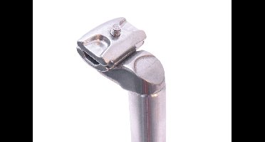 Zadelpen ATB ø30.8 mm / 350 mm aluminium - zilver