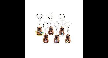 Sleutelhanger 3D Capybara Assorti