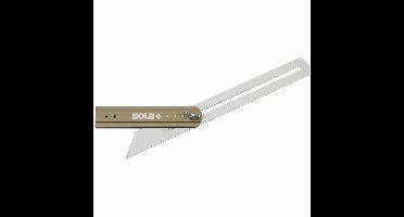 Valse winkelhaak met hoekgraduatie SOLA VSTG 200 mm