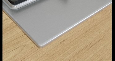 Bosch Serie 6 PCH6A5I90 kookplaat Roestvrijstaal Ingebouwd 60 cm Gaskookplaat 4 zone(s)