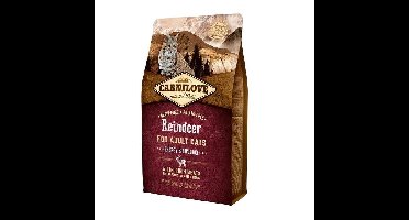 CARNILOVE Cat Energy & Outdoor Reindeer - droog kattenvoer - 2kg
