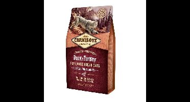 CARNILOVE Cat Large Breed Duck and turkey - droog kattenvoer - 2kg