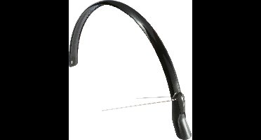 Achterspatbord Eurofender Scatto 28" x 51 mm - zwart