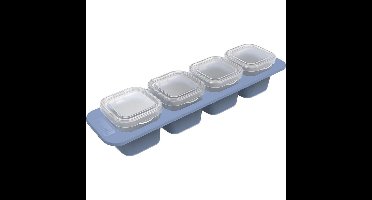 Rotho Mini Diepvriesdoosjes 4x0.05L Horizon Blauw/Transparant