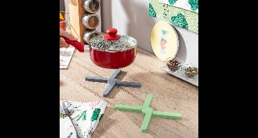 Individuele opvouwbare siliconen onderzetters Folvet InnovaGoods 2 Stuks