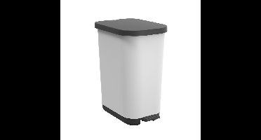 ROTHO Ribo White - prullenbak met pedaal - 35l