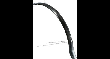 Voorspatbord Eurofender Snello 28" x 46 mm - zwart