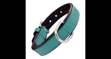 Hondenhalsband Gloria Gestoffeerd turquoise (50 cm) (50 x 2,5 cm)