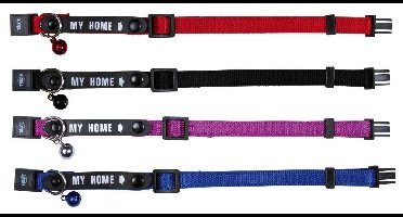 TRIXIE MY HOME TX-4180 Kattenhalsband met bel + ID-kaart