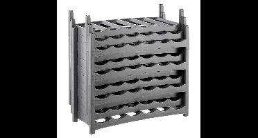 ROTHO Vario Wijnrek antraciet - houder voor 6 flessen