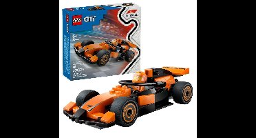 LEGO CITY 60442 F1-coureur met McLaren-raceauto