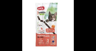 ZOLUX Yummies Salmon with trout - Kattensnoepje - 3x5g