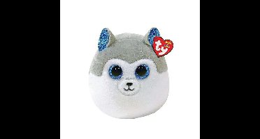 TY Squish A Boo Knuffelkussen Husky Slush 8 cm