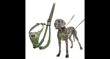 Hondentuigje Company of Animals FOREST Groen L