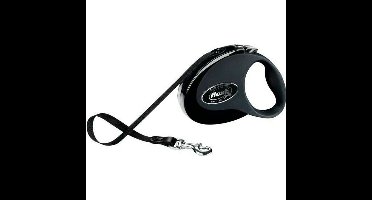 Hondenriem Flexi New Classic 5m Zwart Maat S