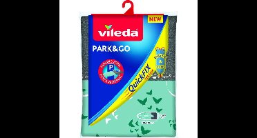 Vileda Park and Go QuickFix Strijkplankhoes Mintgroen/Grijs