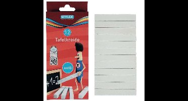 Stylex Bordkrijt Wit 10stuks