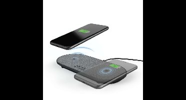 Hama Draadloze Oplader QI-FC10 DUO Zwart