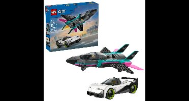 LEGO CITY 60489 Jet versus auto