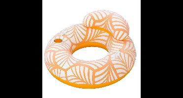 Bestway Opblaasbare Stoel Comfort Deluxe met Rugsteun en Handgrepen 118x117 cm Strand en Zwembad 43643