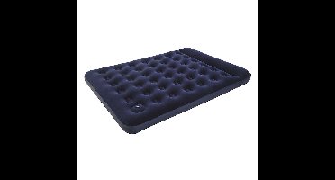 Bestway Dubbel Matras met Voetpomp 203x152x28 cm Opblaasbaar en Camping 67226