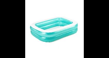 Bestway Opblaasbaar Zwembad 2 Kamers Rechthoekig 201x150x51 cm +6 Jaar Tuin 54005