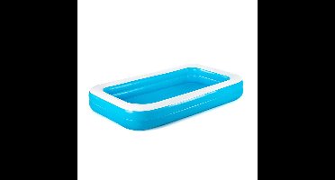 Bestway Opblaasbaar Zwembad 2 Kamers Rechthoekig 305x183x46 cm +3 Jaar Tuin 54150